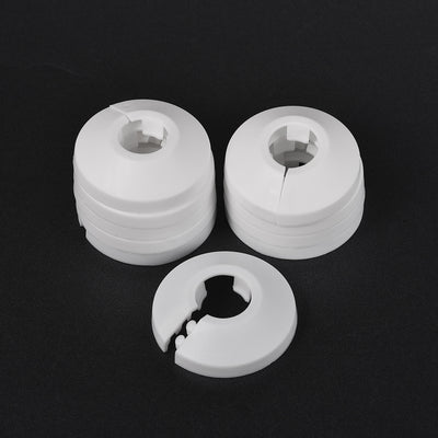 Harfington Uxcell Pipe Cover Decoration, Plastic Escutcheon Water Pipe Drain Line Cover