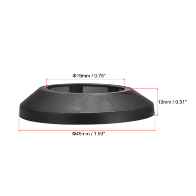 Harfington Uxcell Pipe Cover Decoration, Plastic Escutcheon Water Pipe Drain Line Cover