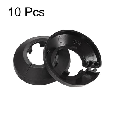 Harfington Uxcell Pipe Cover Decoration, Plastic Escutcheon Water Pipe Drain Line Cover