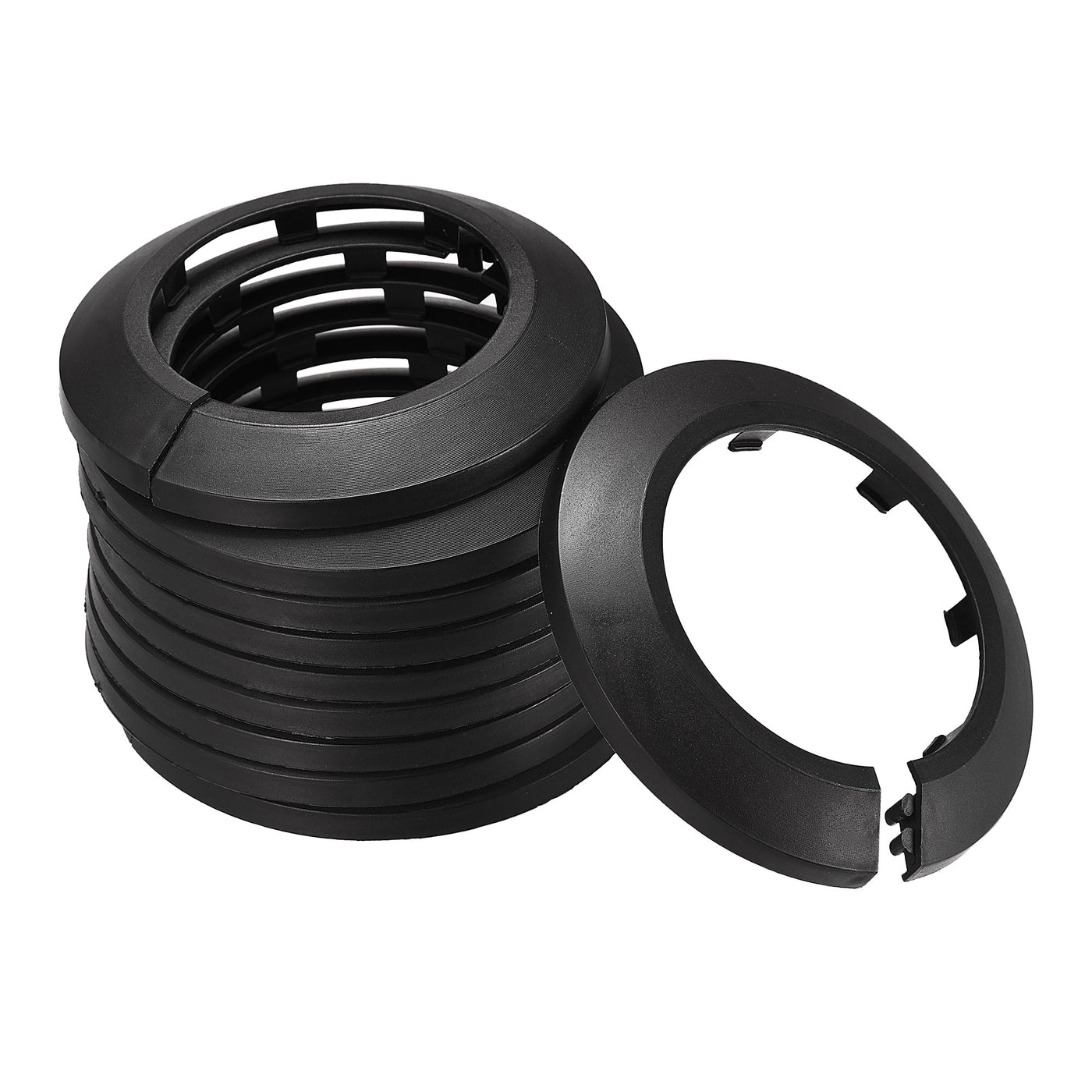 uxcell Uxcell Pipe Cover Decoration, Plastic Escutcheon Water Pipe Drain Line Cover