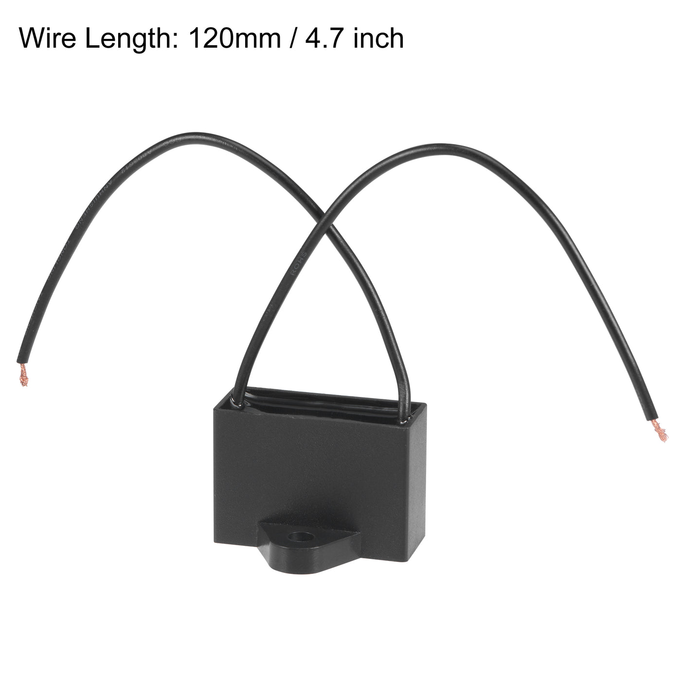 uxcell Uxcell CBB61 Polypropylene Film Plastic Shell 2.5uF Capacitors