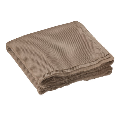 Harfington 2Pcs Dark Khaki Speaker Mesh Grill Stereo Fabric Dustproof 50cmx160cm 20"x63"