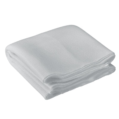 Harfington 2Pcs Light Gray Speaker Mesh Grill Stereo Fabric Dustproof 50cmx160cm 20"x63"