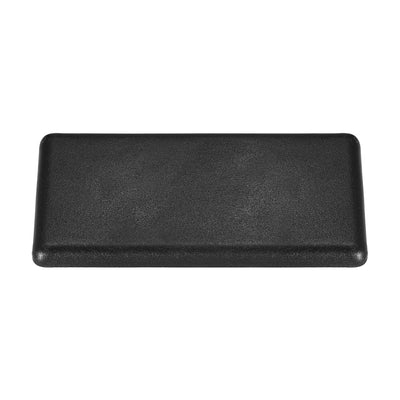 uxcell Uxcell Standard Plastic Rectangle Aluminum Extrusion End Cap Black 40x80mm 20pcs
