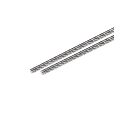 Harfington Uxcell 2Pcs M3 x 160mm Fully Threaded Rod 304 Stainless Steel Right Hand Threads