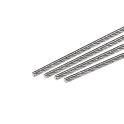 Harfington Uxcell 5Pcs M3 x 180mm Fully Threaded Rod 304 Stainless Steel Right Hand Threads