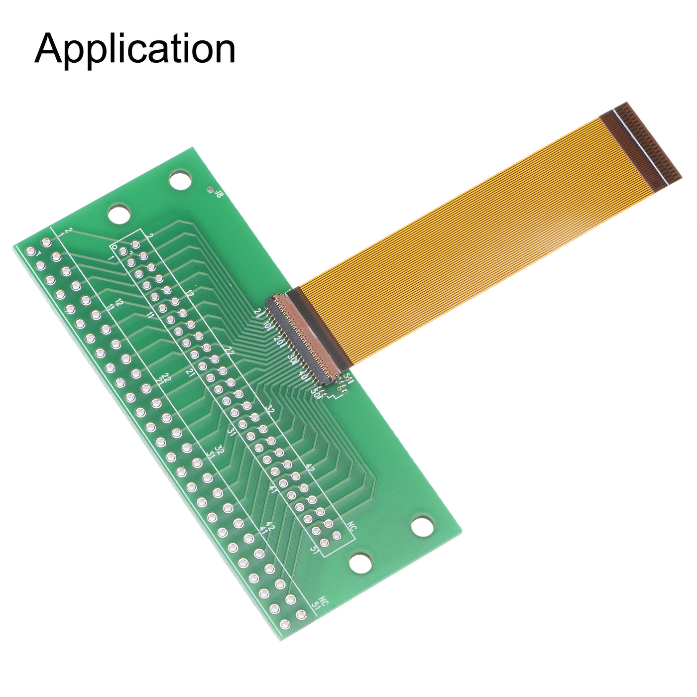 uxcell Uxcell FFC FPC 45 Pin 0.3mm Pitch Adapter DIP 2.0mm 2.54mm PCB Converter Board for LCD