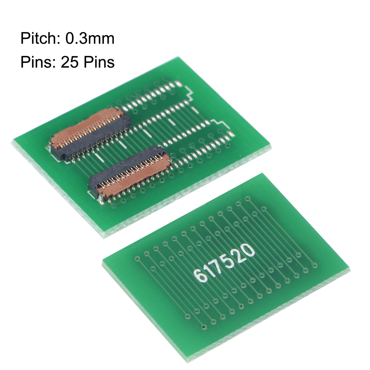 Harfington 0.3mm Pitch 25 Pin Extension Connector Adapter for LCD FFC FPC Cable ZIP HDD
