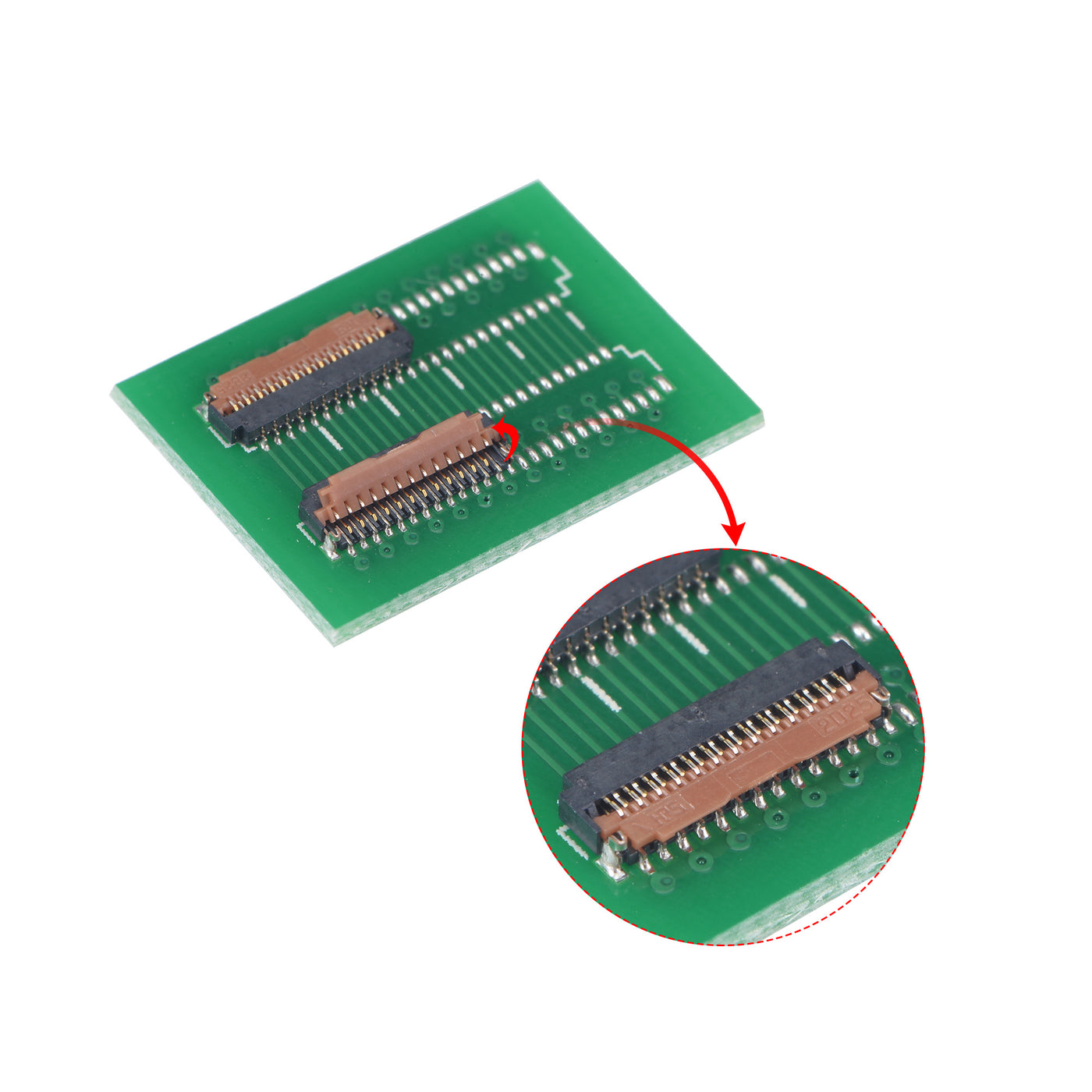 Harfington 0.3mm Pitch 25 Pin Extension Connector Adapter for LCD FFC FPC Cable ZIP HDD