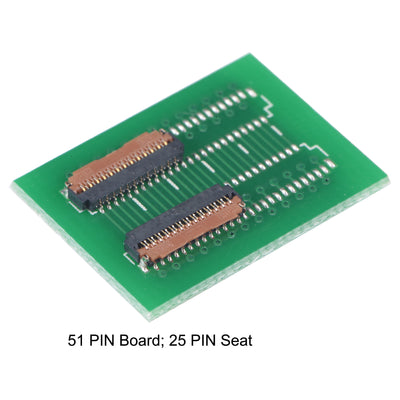 Harfington 0.3mm Pitch 25 Pin Extension Connector Adapter for LCD FFC FPC Cable ZIP HDD