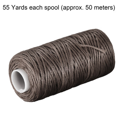 Harfington Uxcell Leather Sewing Threads Polyester Waxed Cord1