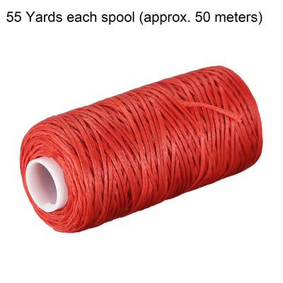Harfington Uxcell Leather Sewing Threads Polyester Waxed Cord1