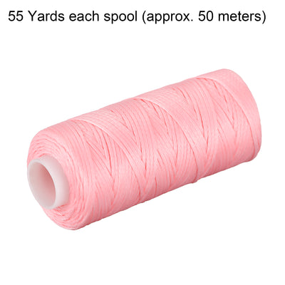 Harfington Uxcell Leather Sewing Threads Polyester Waxed Cord1