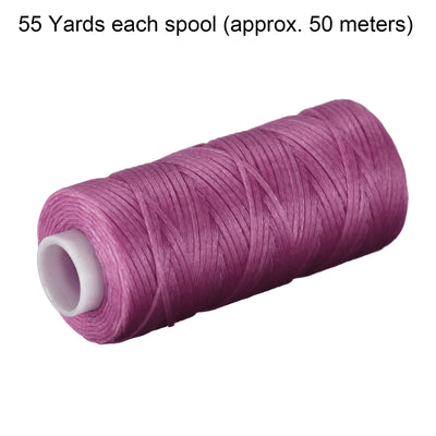 Harfington Uxcell Leather Sewing Threads Polyester Waxed Cord1