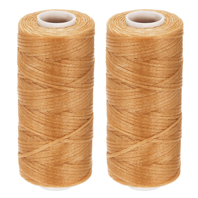 Harfington Uxcell Leather Sewing Threads Polyester Waxed Cord1