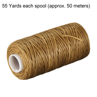 Harfington Uxcell Leather Sewing Thread Polyester