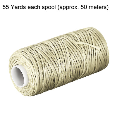 Harfington Uxcell Leather Sewing Threads Polyester Waxed Cord1