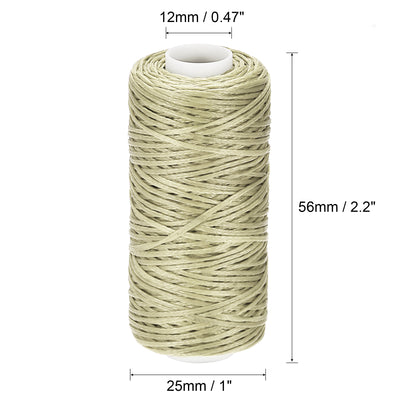 Harfington Uxcell Leather Sewing Threads Polyester Waxed Cord1