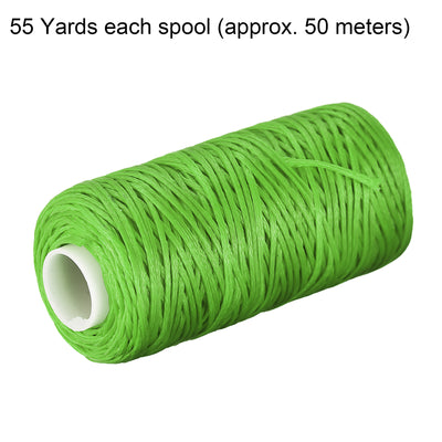 Harfington Uxcell Leather Sewing Threads Polyester Waxed Cord1