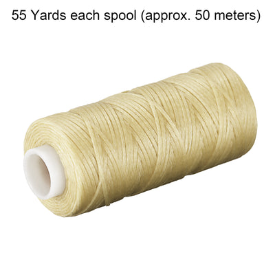 Harfington Uxcell Leather Sewing Threads Polyester Waxed Cord1