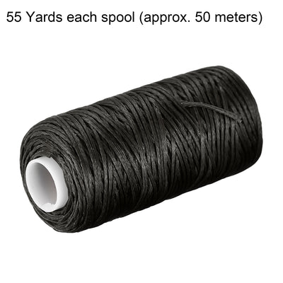 Harfington Uxcell Leather Sewing Threads Polyester Waxed Cord1