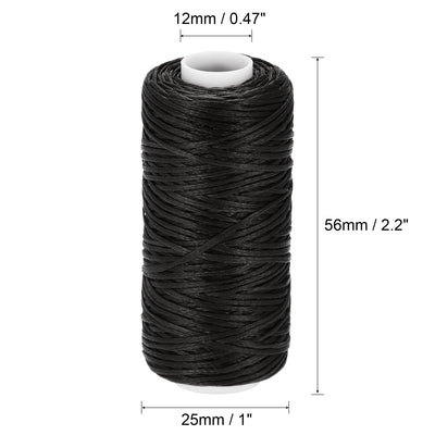 Harfington Uxcell Leather Sewing Threads Polyester Waxed Cord1