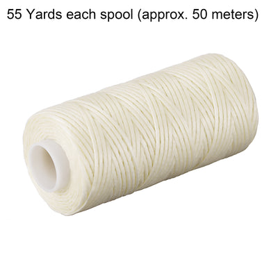 Harfington Uxcell Leather Sewing Threads Polyester Waxed Cord1