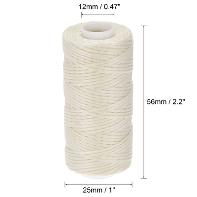 Harfington Uxcell Leather Sewing Threads Polyester Waxed Cord1