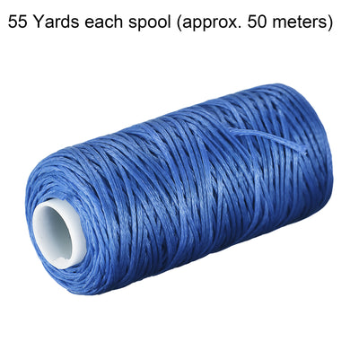 Harfington Uxcell Leather Sewing Threads Polyester Waxed Cord1