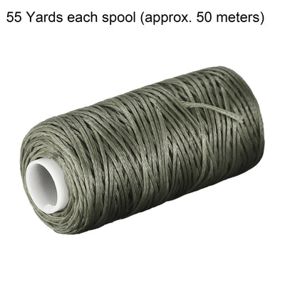 Harfington Uxcell Leather Sewing Threads Polyester Waxed Cord1
