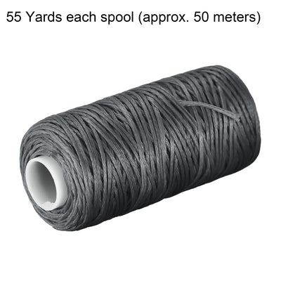 Harfington Uxcell Leather Sewing Threads Polyester Waxed Cord1