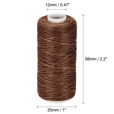 Harfington Uxcell Leather Sewing Threads Polyester Waxed Cord1