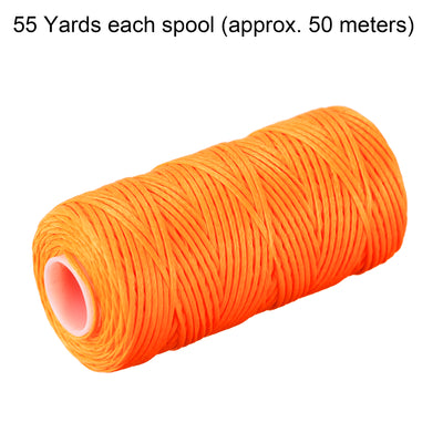 Harfington Uxcell Leather Sewing Threads Polyester Waxed Cord1
