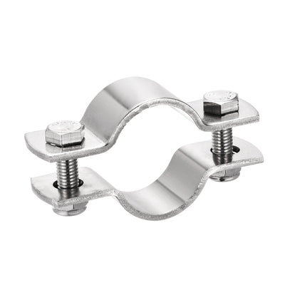 Harfington Wall Mount Ceiling Mount Pipe Support, 304 Stainless Steel Pipe Bracket Clamp