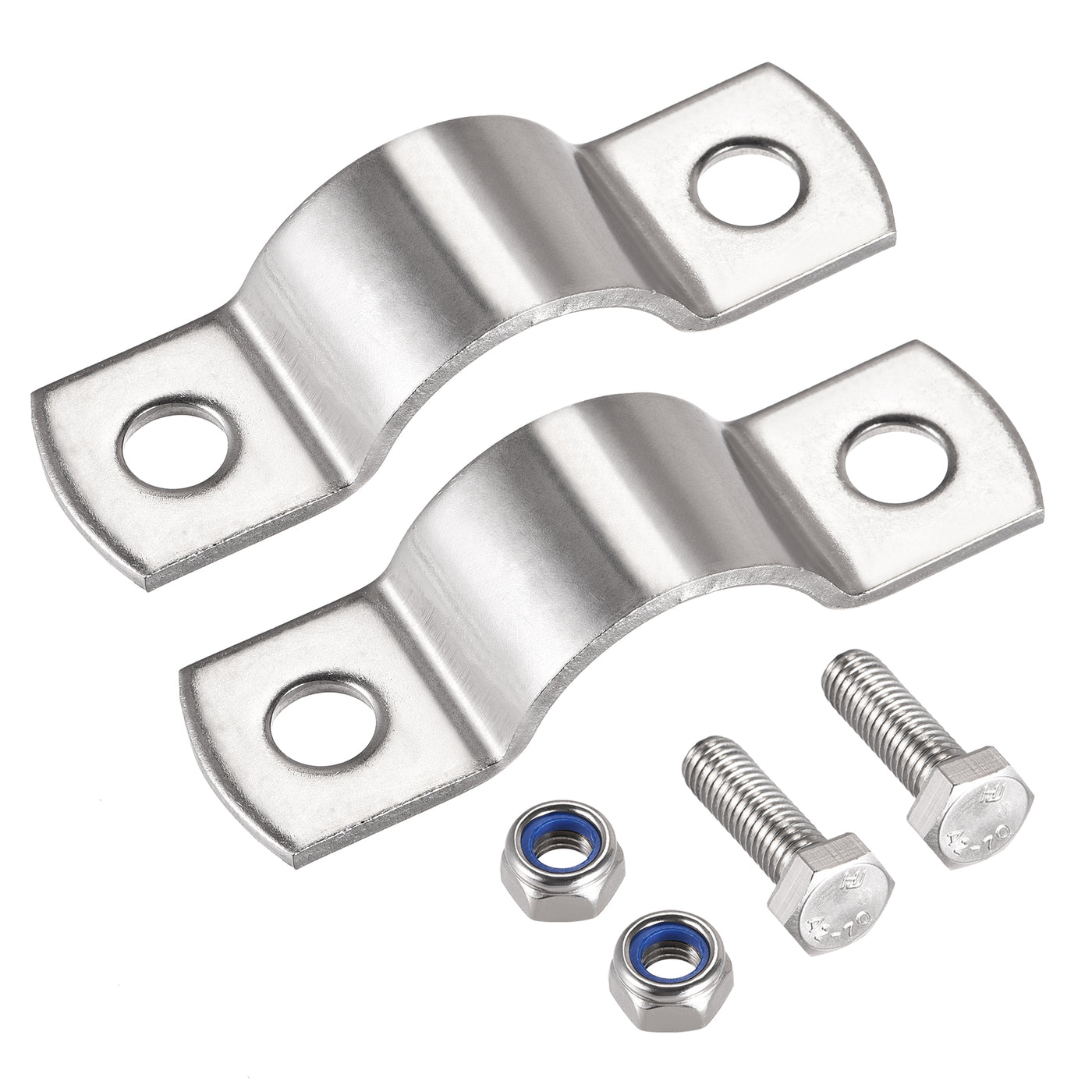 Harfington Wall Mount Ceiling Mount Pipe Support, 304 Stainless Steel Pipe Bracket Clamp