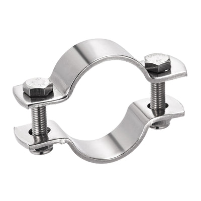 Harfington Wall Mount Ceiling Mount Pipe Support, 304 Stainless Steel Pipe Bracket Clamp