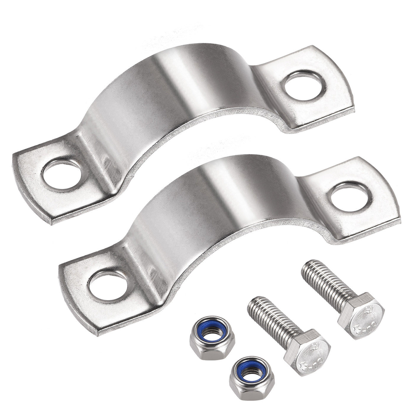 Harfington Wall Mount Ceiling Mount Pipe Support, 304 Stainless Steel Pipe Bracket Clamp