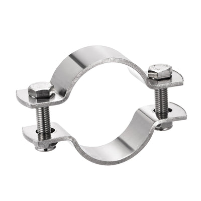 Harfington Wall Mount Ceiling Mount Pipe Support, 304 Stainless Steel Pipe Bracket Clamp