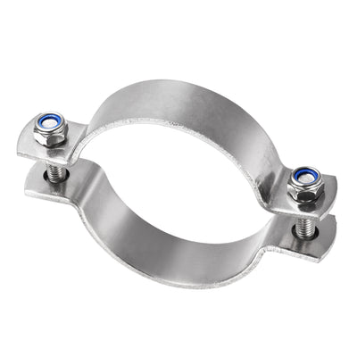 Harfington Wall Mount Ceiling Mount Pipe Support, 304 Stainless Steel Pipe Bracket Clamp