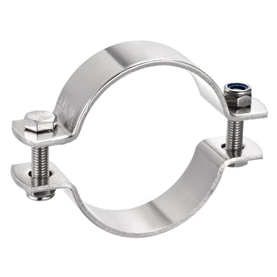 Harfington Wall Mount Ceiling Mount Pipe Support, 304 Stainless Steel Pipe Bracket Clamp