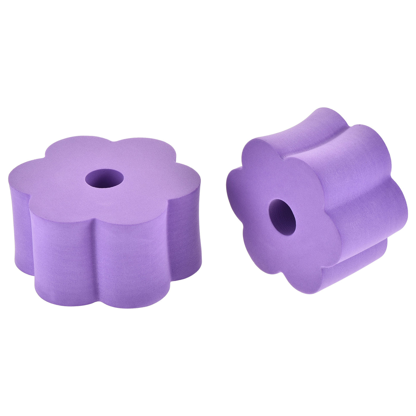 uxcell Uxcell Cup Turner Foam 3.19 Inch 3.74 Inch Diameter Foam Inserts Purple for 3/4 Inch PVC Pipe 2 Set