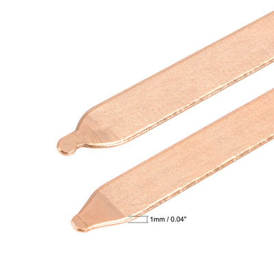 Harfington Uxcell Copper Flat Heat Pipe for Cooling Laptop CPU GPU Heatsink 120mm x 9mm x 1mm