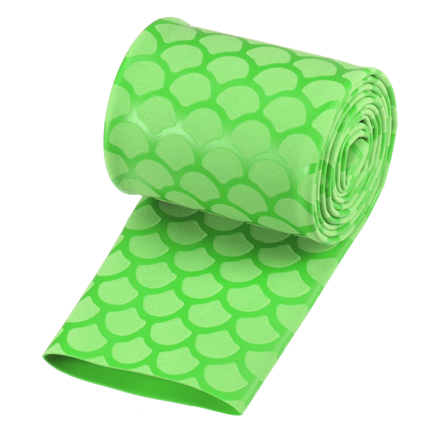 Harfington Heat Shrink Wrap Tubing Sleeve for Fishing Rod Grips Handle, 63mm Flat 3.3ft 2:1 Ratio Green