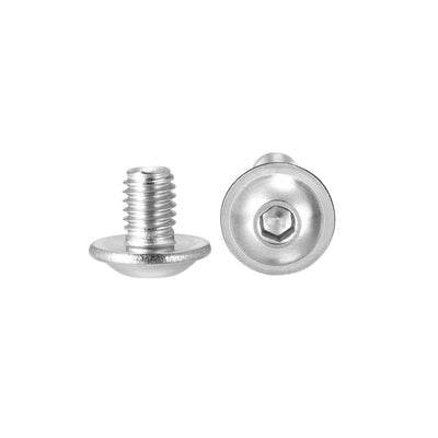Harfington 304 Stainless Steel Flanged Button Head Socket Cap Screws