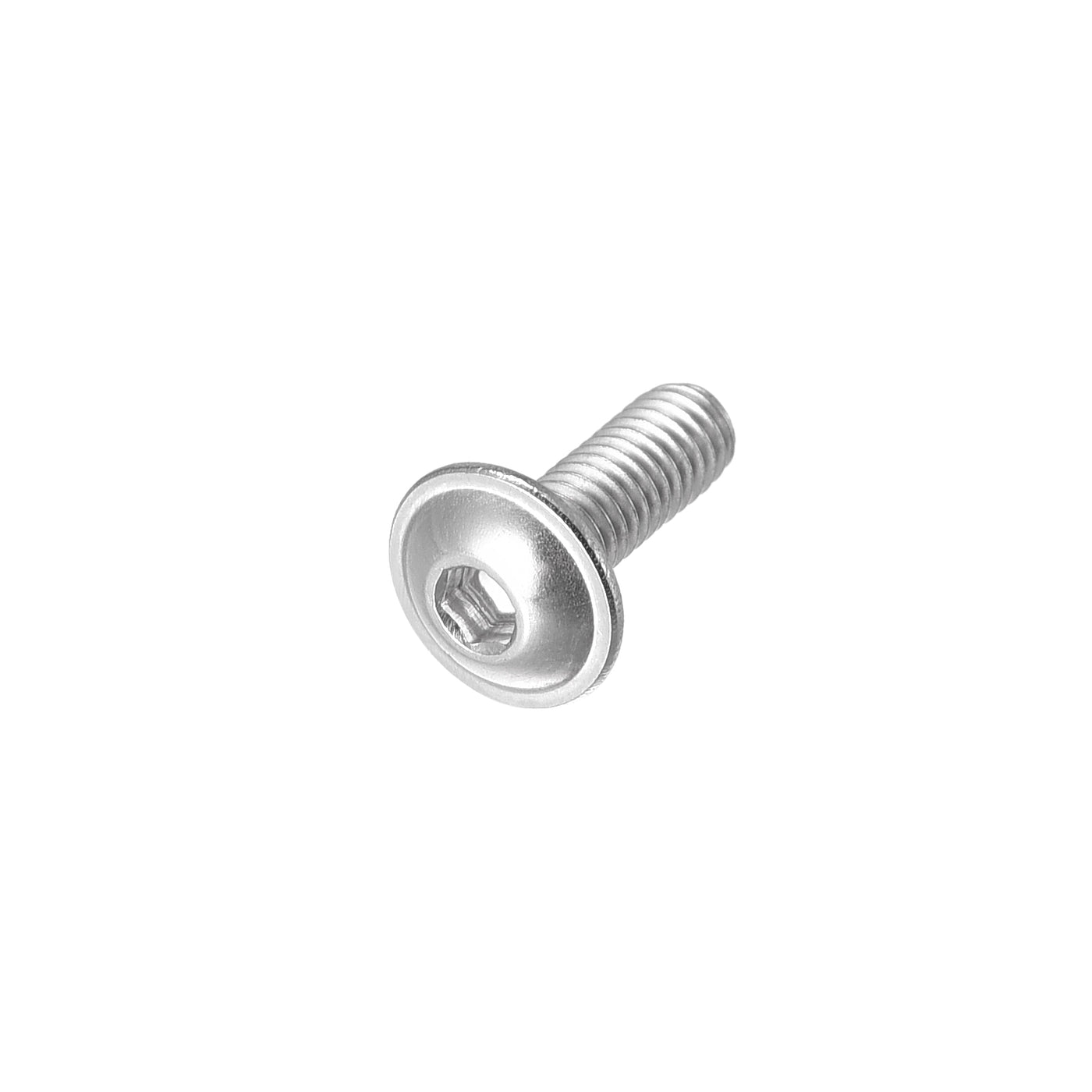 uxcell 304 Stainless Steel Flanged Button Head Socket Cap Screws