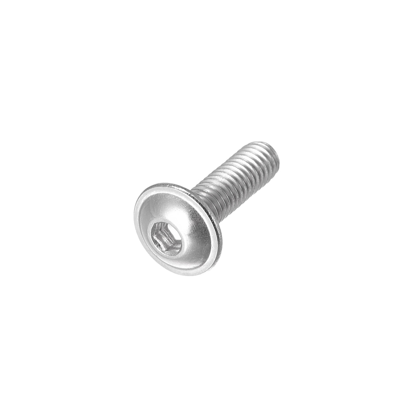 uxcell 304 Stainless Steel Flanged Button Head Socket Cap Screws