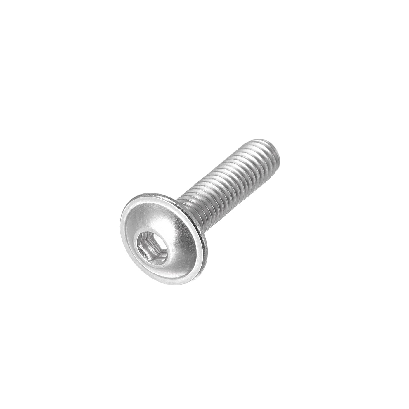 uxcell 304 Stainless Steel Flanged Button Head Socket Cap Screws