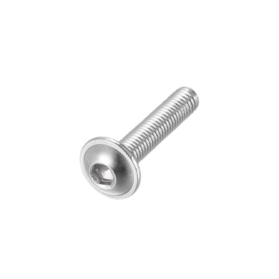 Harfington 304 Stainless Steel Flanged Button Head Socket Cap Screws