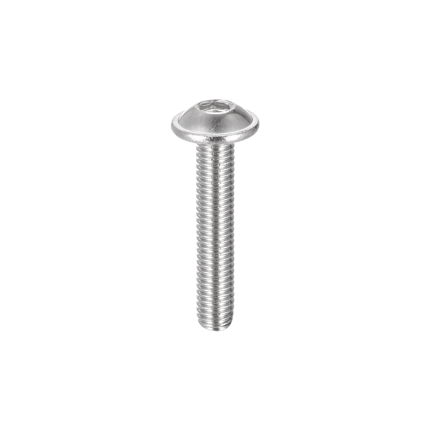 uxcell 304 Stainless Steel Flanged Button Head Socket Cap Screws