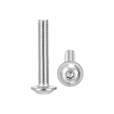Harfington 304 Stainless Steel Flanged Button Head Socket Cap Screws